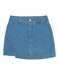 Short-Saia Recorte Jeans DWay