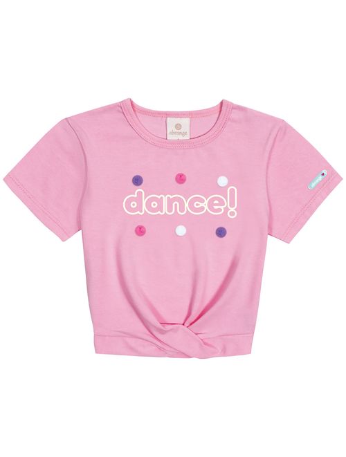 Blusa Boxy Dance Rosa Abrange