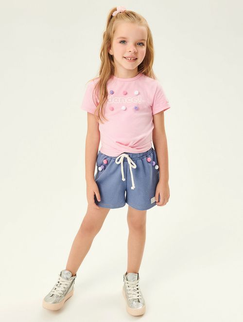 Blusa Boxy Dance Rosa Abrange