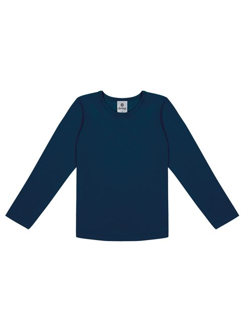Blusa Básica Azul Marinho Abrange