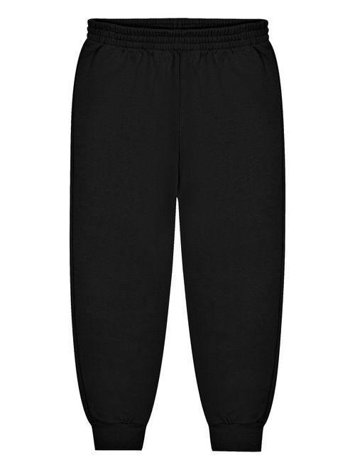 Calça Básica Com Punho Preto Abrange