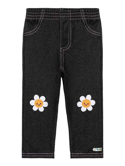 Legging Groovy Margarida Preto Jeans Abrange