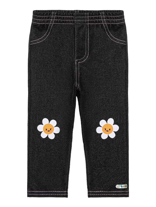 Legging Groovy Margarida Preto Jeans Abrange