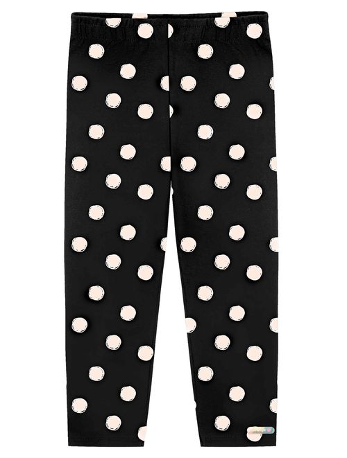 Legging Total Print Preto Abrange