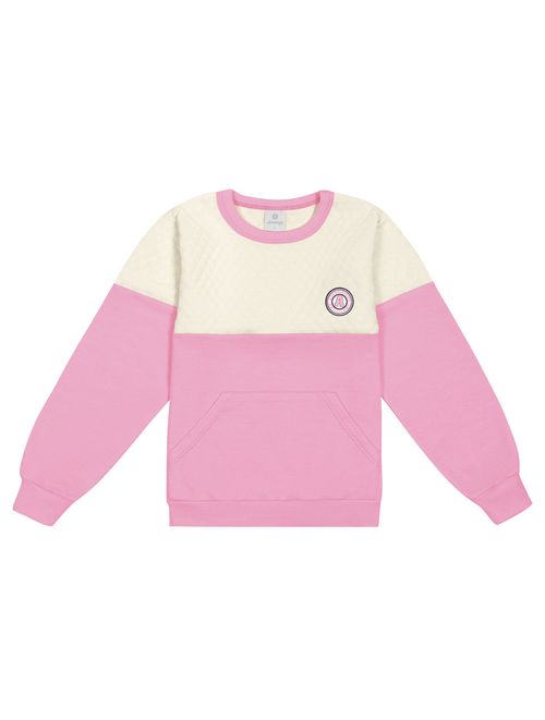 Blusão Color Block Rosa Abrange
