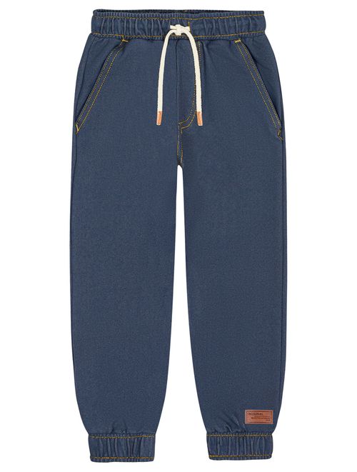 Calça Jogger Azul Jeans Escuro Abrange