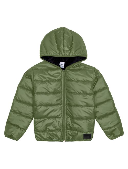 Jaqueta Puffer Verde Abrange