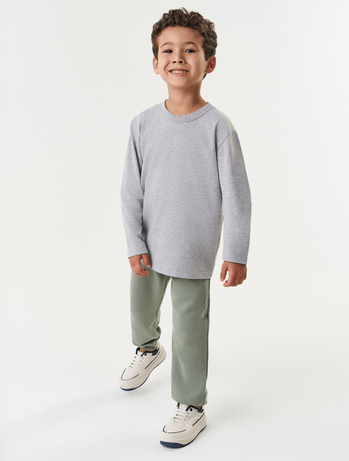 Calça Básica Com Punho Verde Abrange