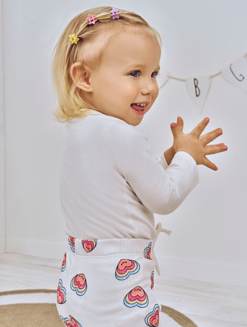 Conjunto Body E Legging Estampada Natural Abrange