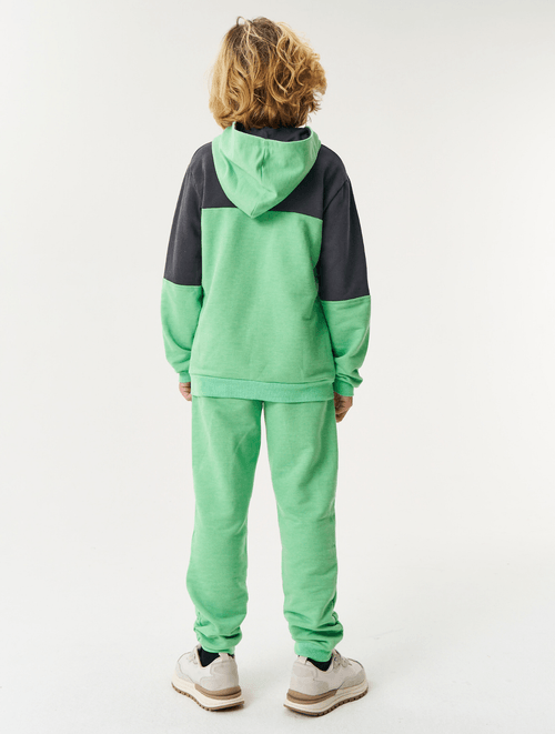 Conjunto Blusão Com Recorte E Calça Verde Catavento