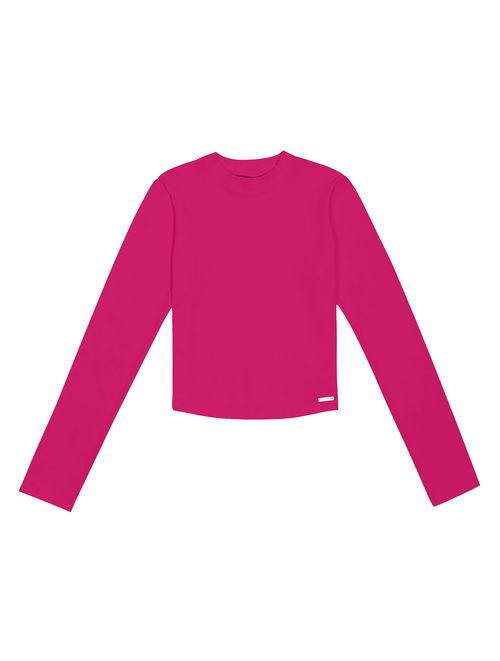 Blusa Boxy Gola Alta Pink Dway