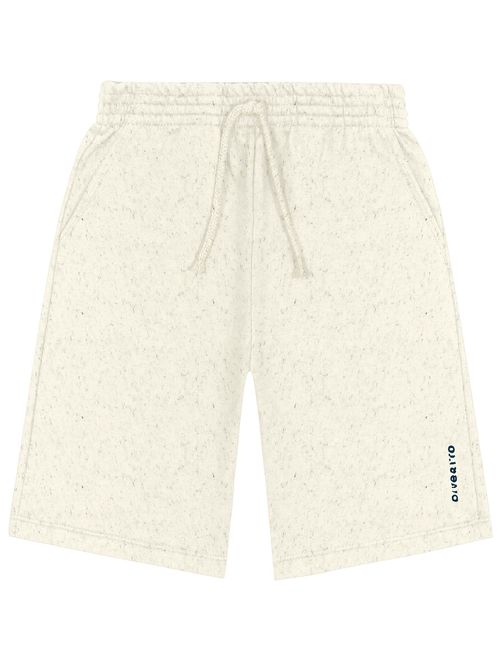Bermuda Infantil Menino Básica Off White Divertto