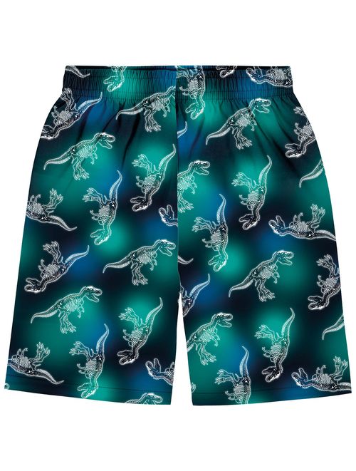 Bermuda Infantil Menino Tactel Estampada Preto Divertto