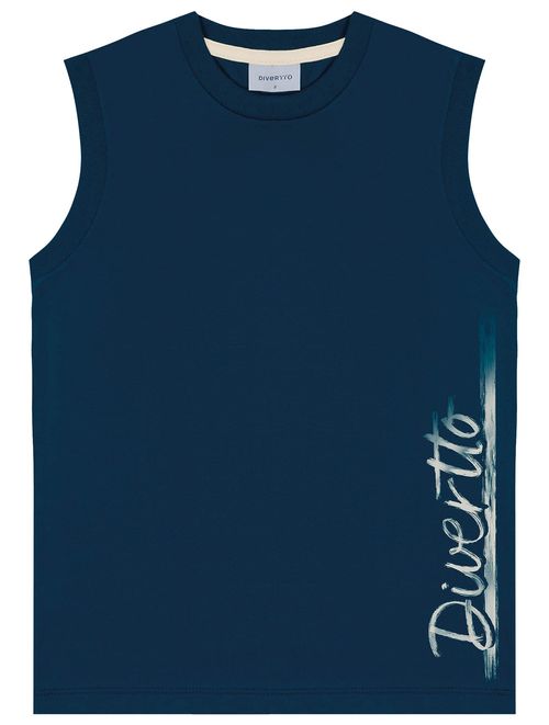Regata Infantil Menino Azul Marinho Divertto