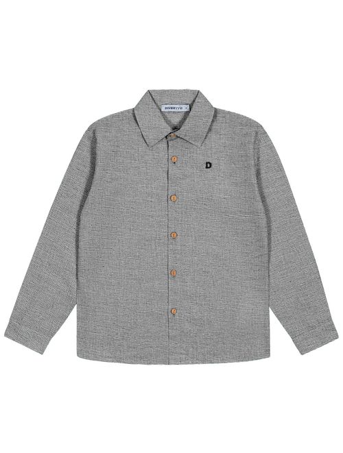 Camisa Infantil Menino Preto Divertto