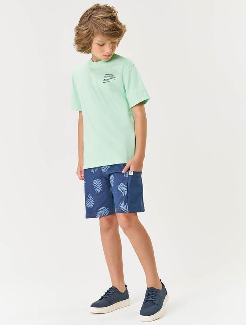 Camiseta Infantil Menino South Coast Azul Divertto