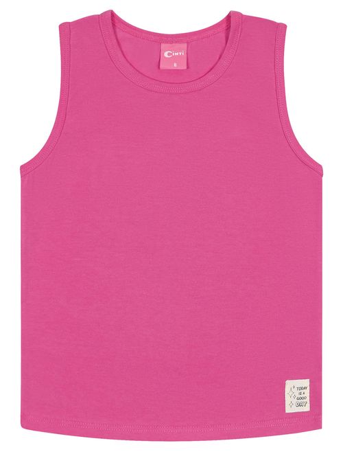 Regata Básica Infantil Menina Rosa Cinti