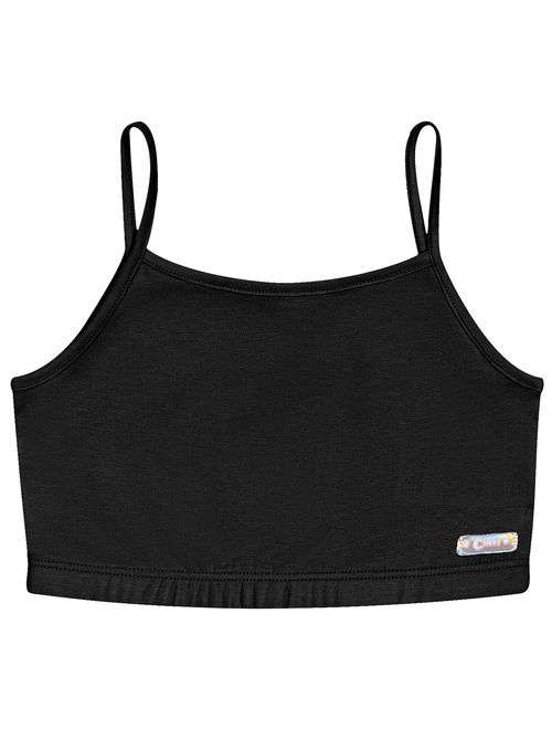 Top Básico Infantil Menina Preto Cinti