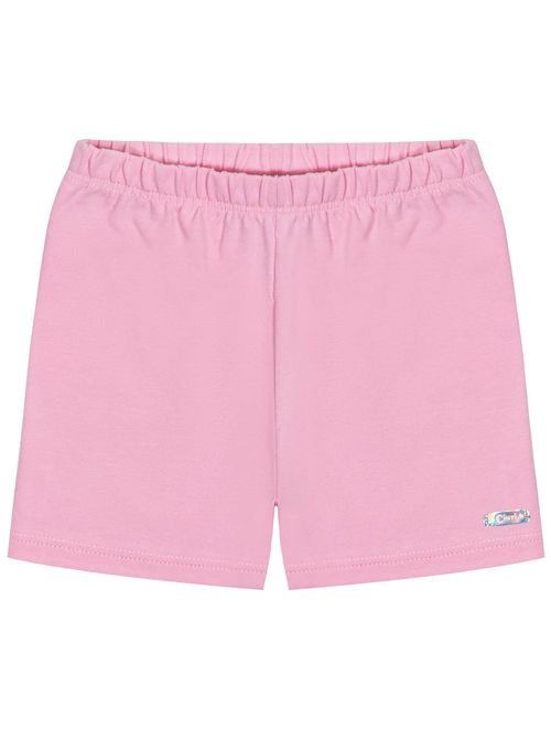 Short Básico Infantil Menina Cotton Rosa Cinti