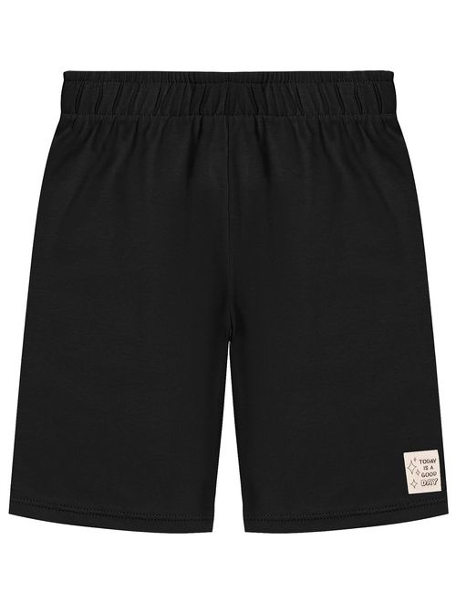 Bermuda Ciclista Infantil Menina Preto Cinti