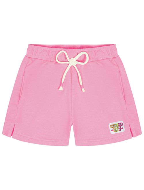 Shorts Infantil Menina Básico Rosa Cinti