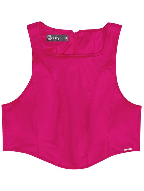 Corset Teen Feminino Pink Dway