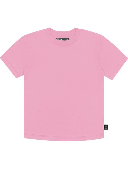 Camiseta Teen Feminino Básica Rosa Dway