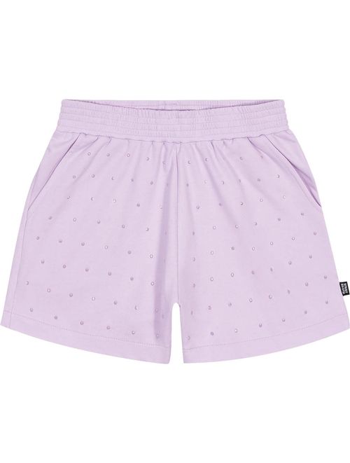 Short Teen Feminino Com Strass Lilás Dway