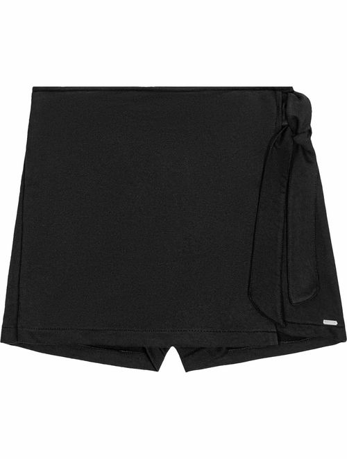 Short-Saia Teen Feminino Com Nó Preto Dway