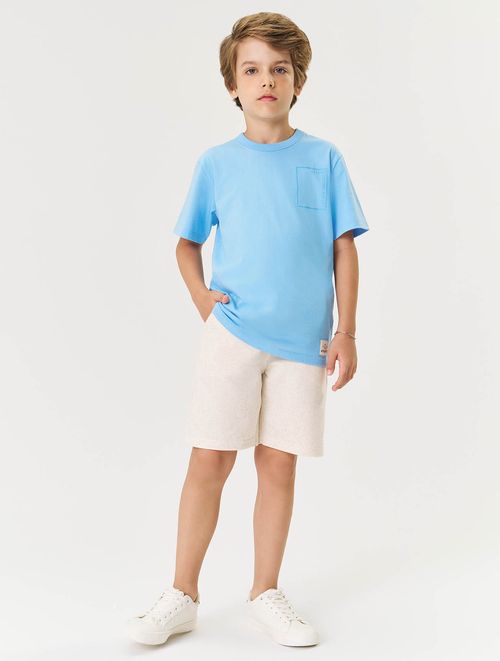 Camiseta Infantil Menino Com Estampa Costas Surf Verde Divertto