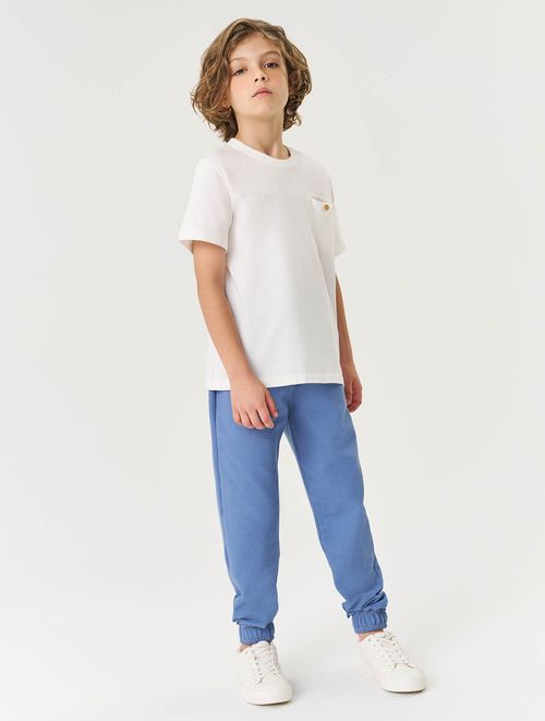 Calça Infantil Menino Azul Jeans Escuro Divertto