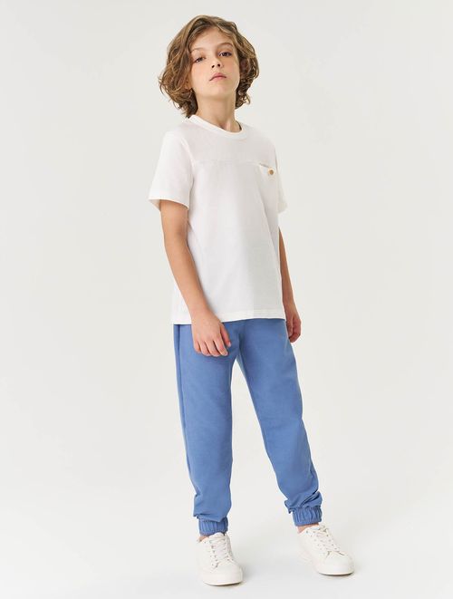 Calça Infantil Menino Azul Jeans Médio Divertto