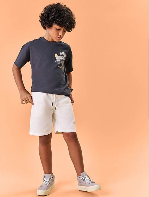 Camiseta Infantil Menino Fresh Stop Chumbo Catavento