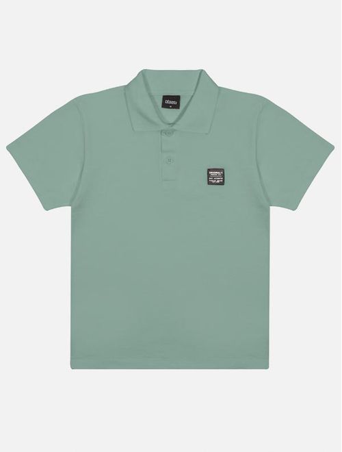 Camisa Polo Infantil Menino Básica Verde Catavento