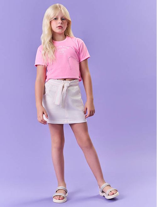 Blusa Infantil Menina Inspire Your Rosa Catavento