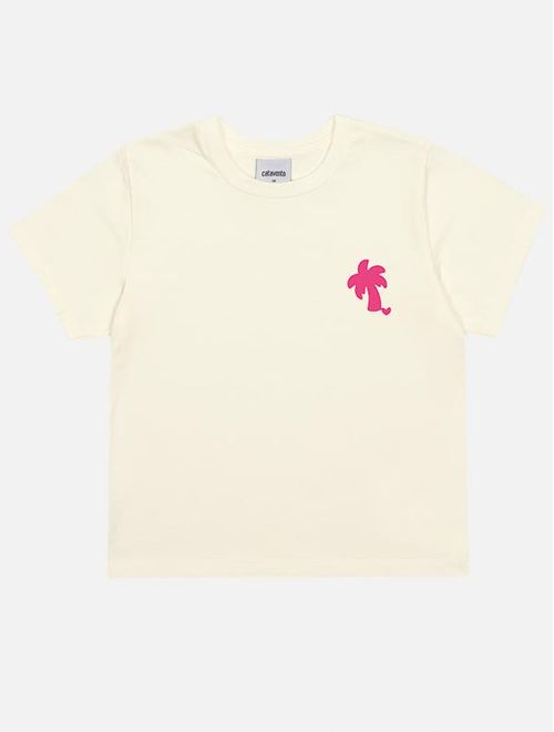 Blusa Infantil Menina Básica Coqueiro Natural Catavento