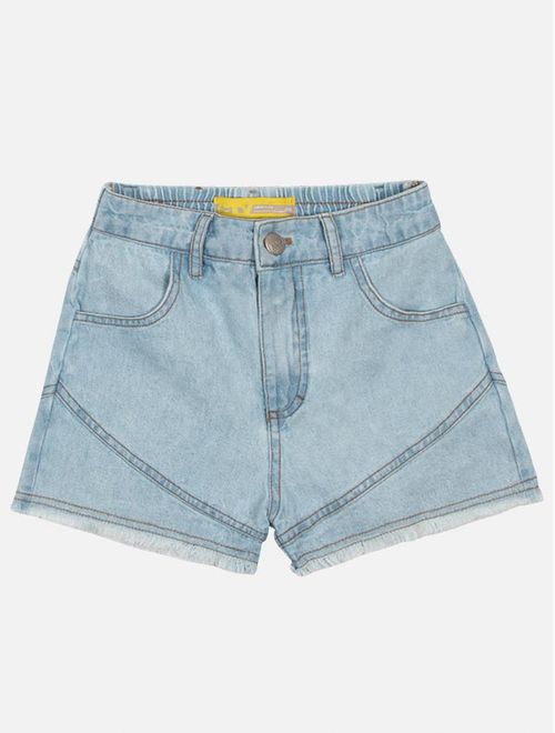 Short Infantil Menina Jeans Claro Catavento