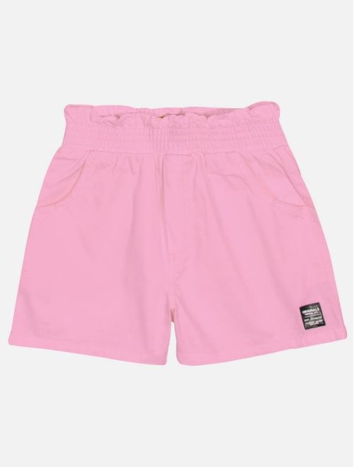 Short Infantil Menina Básico Sarja Rosa Catavento