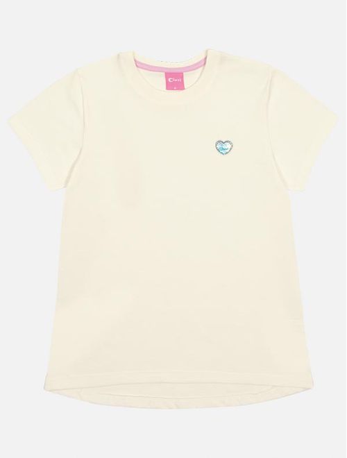 Blusa Infantil Menina Básica Natural Mundo Cinti