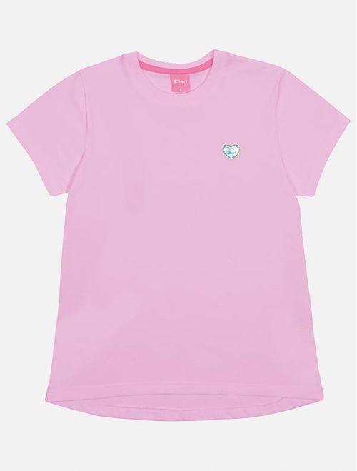 Blusa Infantil Menina Básica Lilás Mundo Cinti