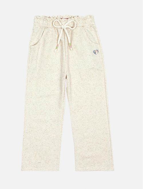 Calça Wide Leg Infantil Menina Off White Mundo Cinti