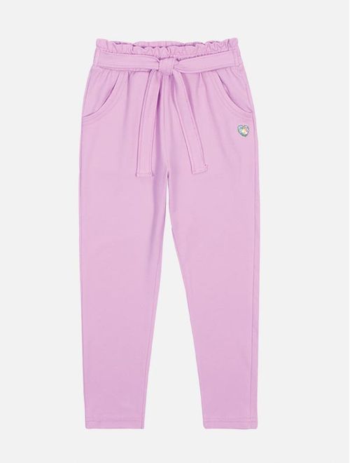 Calça Infantil Menina Com Laço Lilás Mundo Cinti