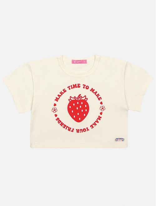 Blusa Infantil Menina Tutti-Frutti Com Cheirinho Natural Mundo Cinti