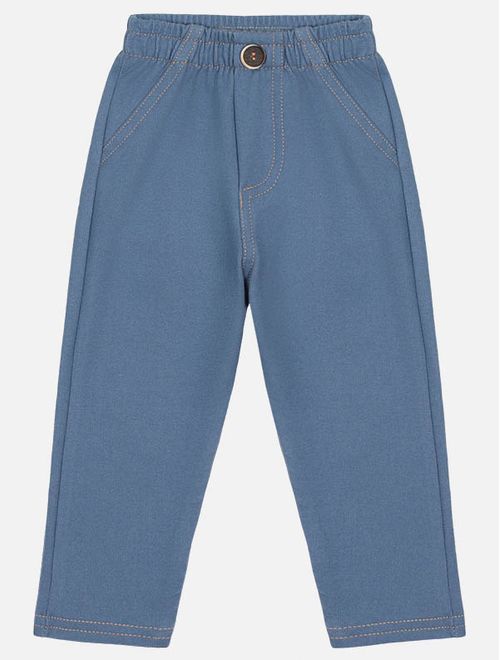 Calça Bebê Menino Azul Jeans Médio Divertto