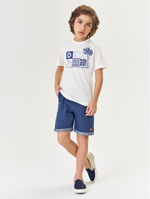 Camiseta Infantil Menino Paradise Natural Divertto