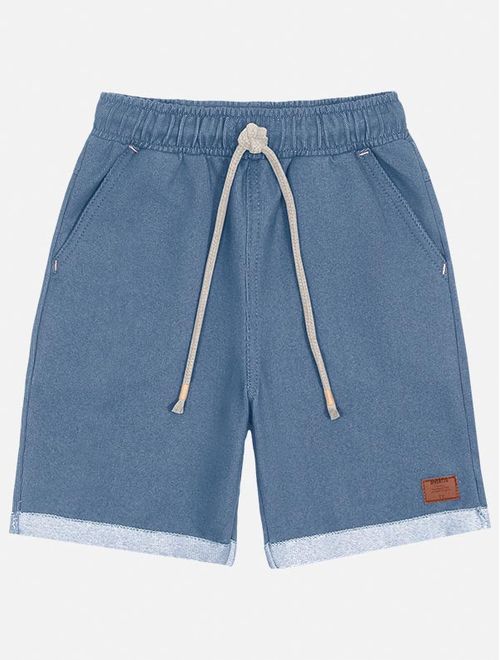 Bermuda Infantil Menino Azul Jeans Médio Divertto