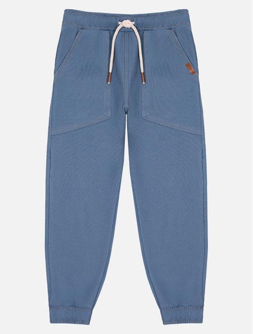 Calça Jogger Infantil Menino Azul Jeans Médio Divertto