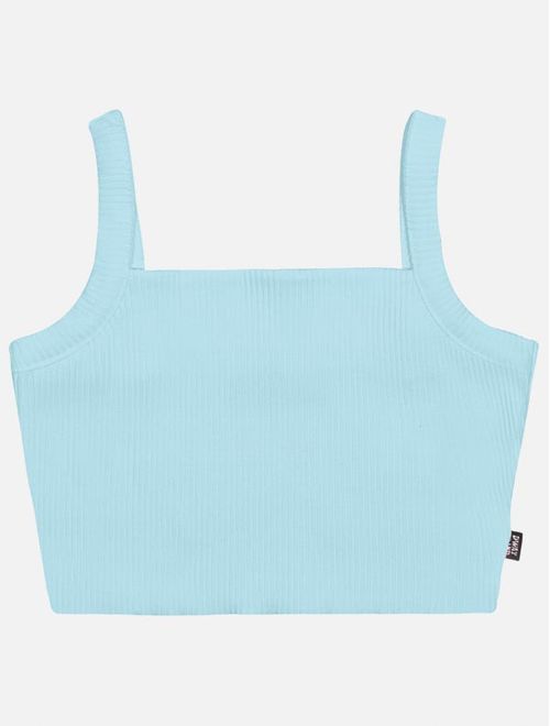 Top Teen Feminino Básico Azul Dway