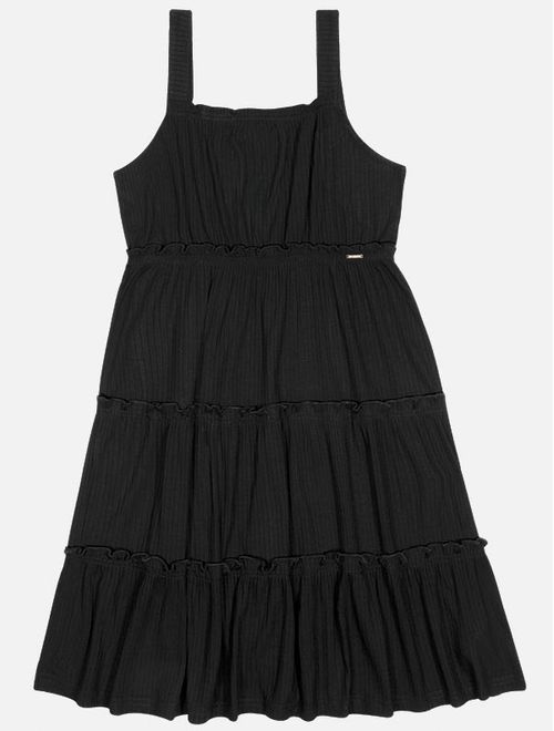 Vestido Teen Feminino Três Marias Preto Dway