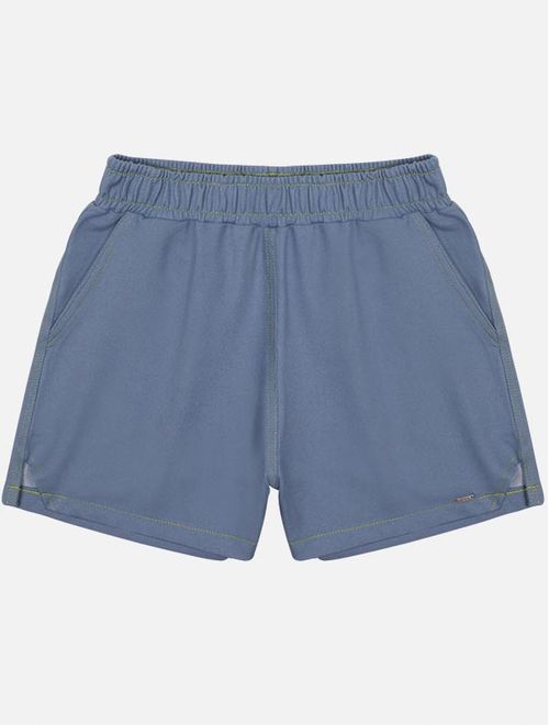 Short Teen Feminino Azul Jeans Médio Dway